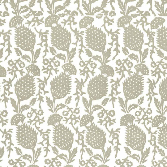 Warm Grey Traditional Romagna Print Paper ~ Rossi Italy ~ Xylography